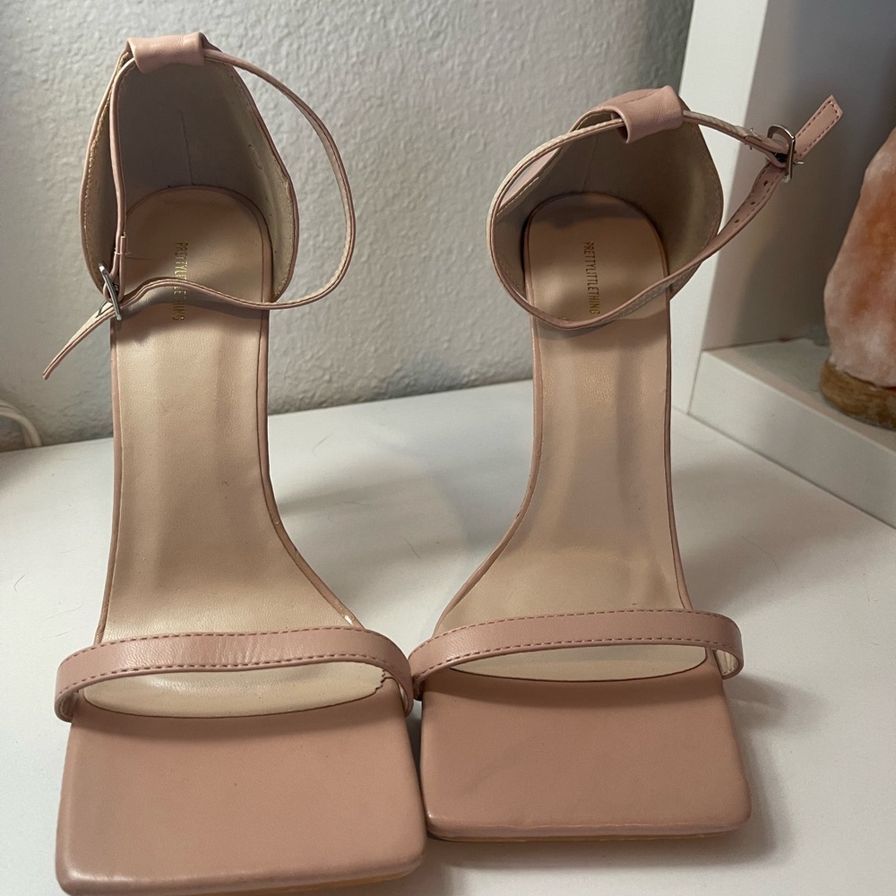 Pretty Little Thing Pink/Nude Heels